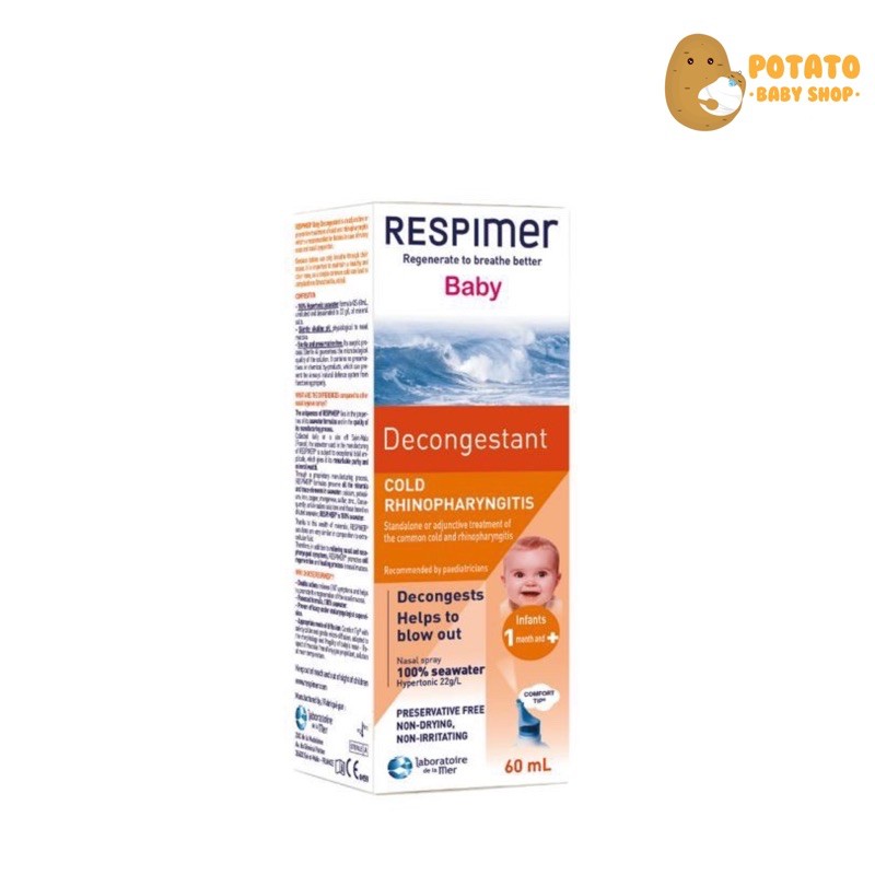 Physiomer Baby Nasal Spray / Hygiene &amp; Decongestant / Respimer