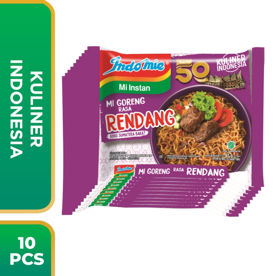 

Indomie Goreng Rendang 10 Pcs