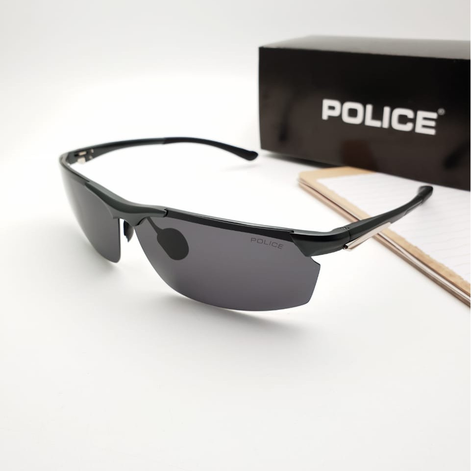 Sunglass  Kacamata Sepeda Pria - Police Magnesium A1926 Lensa Anti Radiasi Termurah