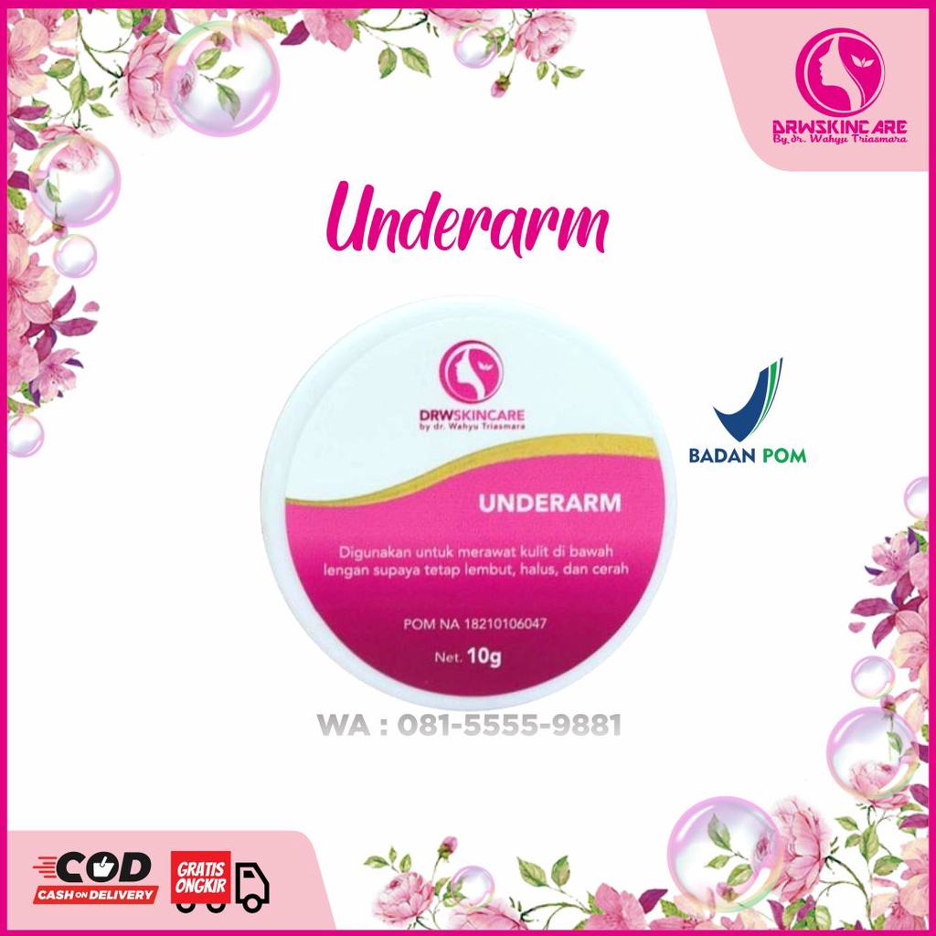 Underarm DRW SKINCARE / Cream Lipatan / Pemutih Ketiak / Pemutih Lipatan BPOM