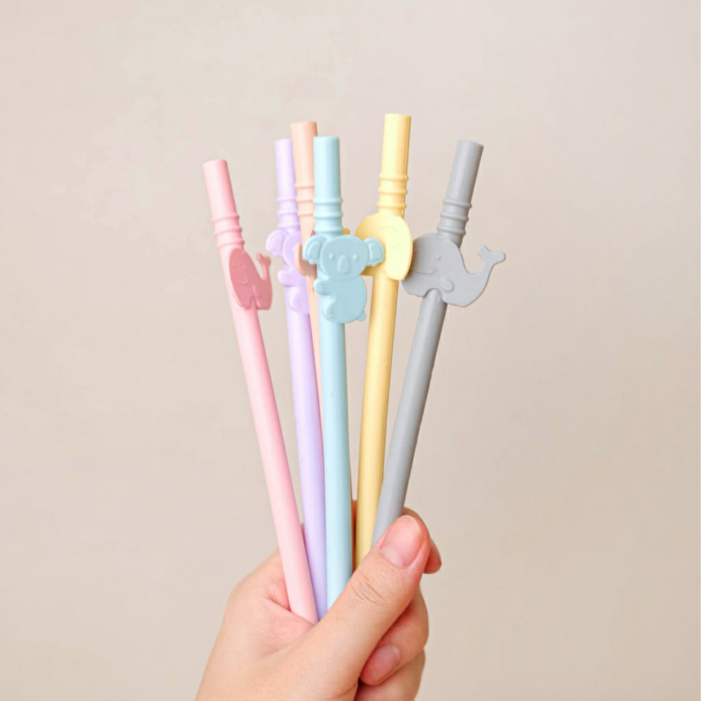 Little Dimple Silicone Straw SS-898 - Sedotan Silicone Anak