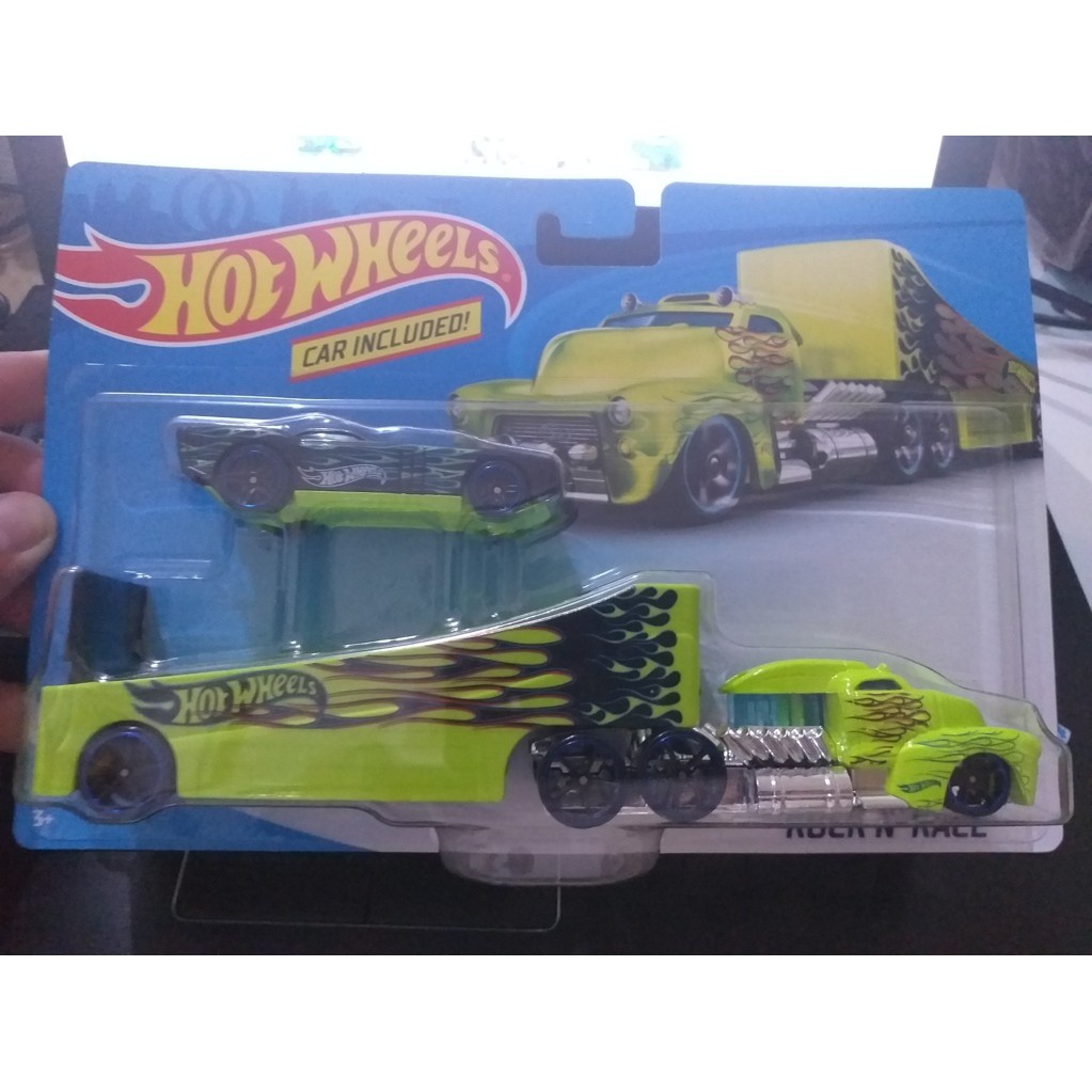 HOT WHEELS GOVNER HITAM HIJAU + TRUK