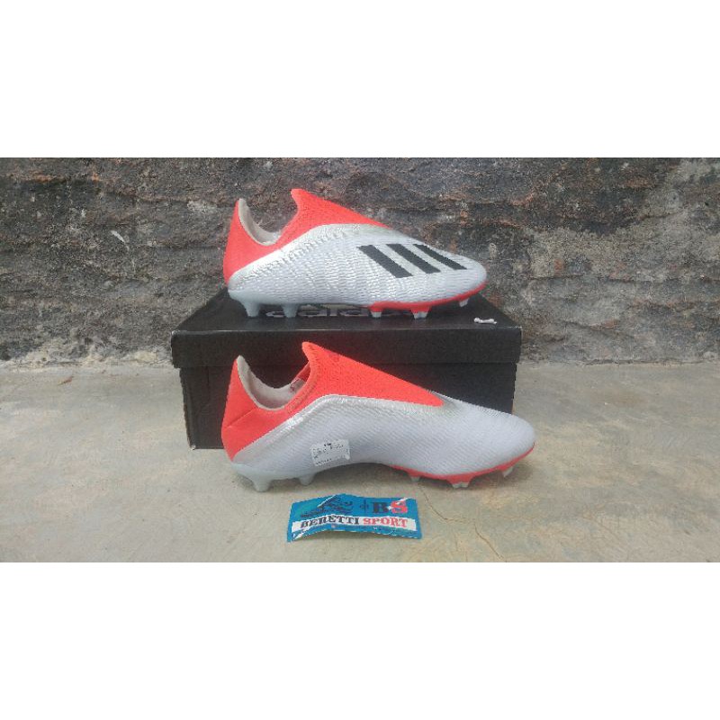 Sepatu bola adidas X 19.3 LL fg silver