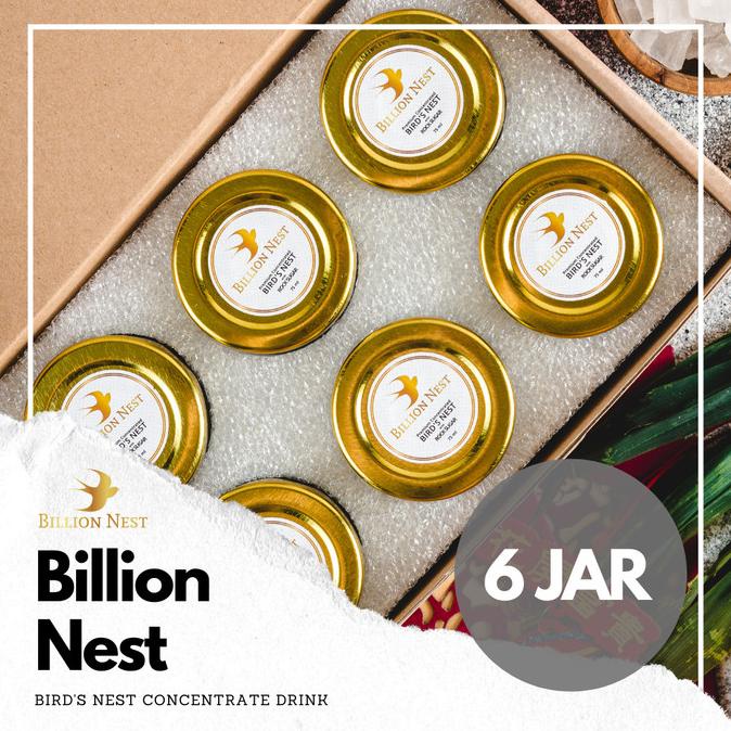 

6 Pcs Billion Nest Bird's Nest Concentrate Minuman Sarang Burung Walet