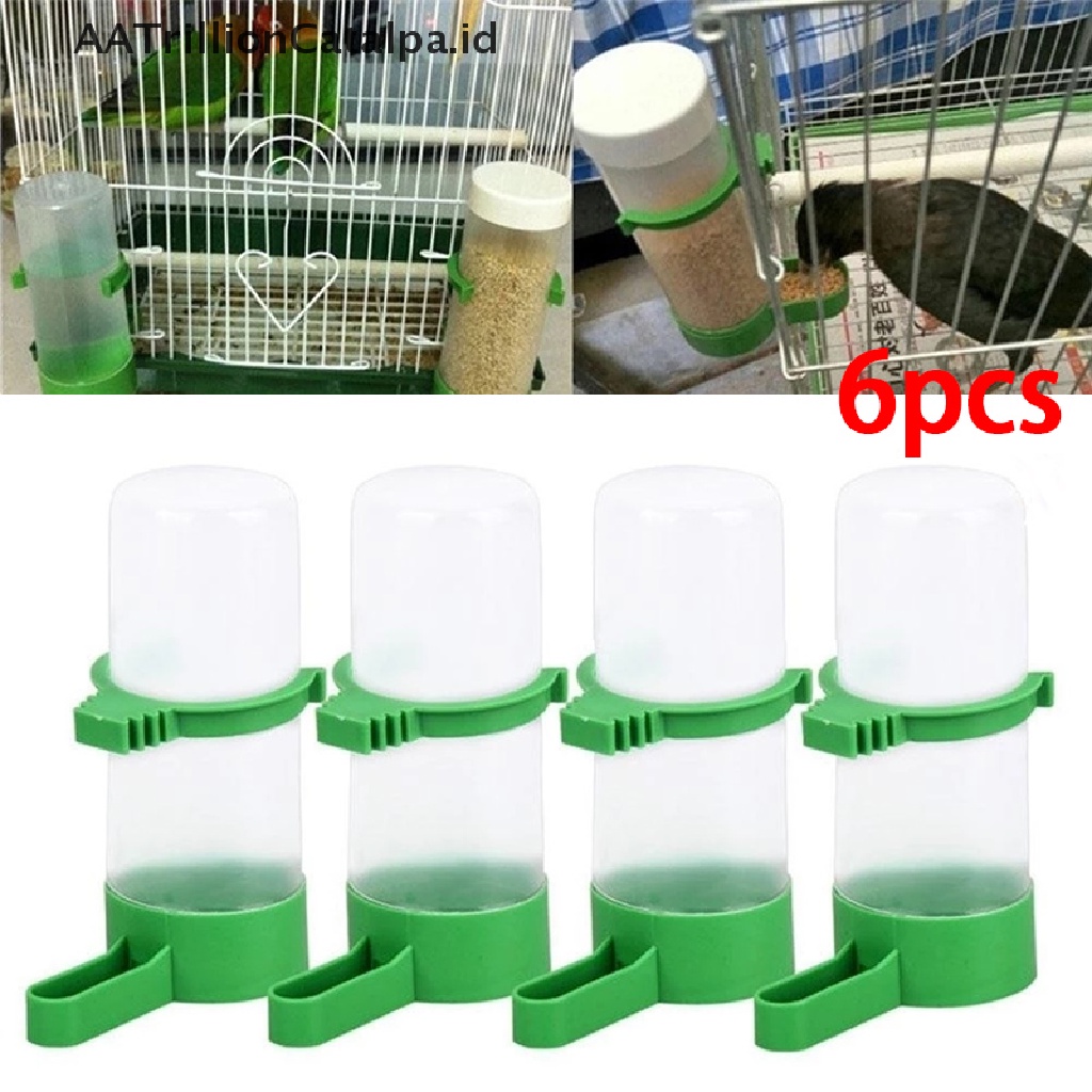 Aatrillioncatalpa 6pcs Mangkok Minum Otomatis Untuk Burung