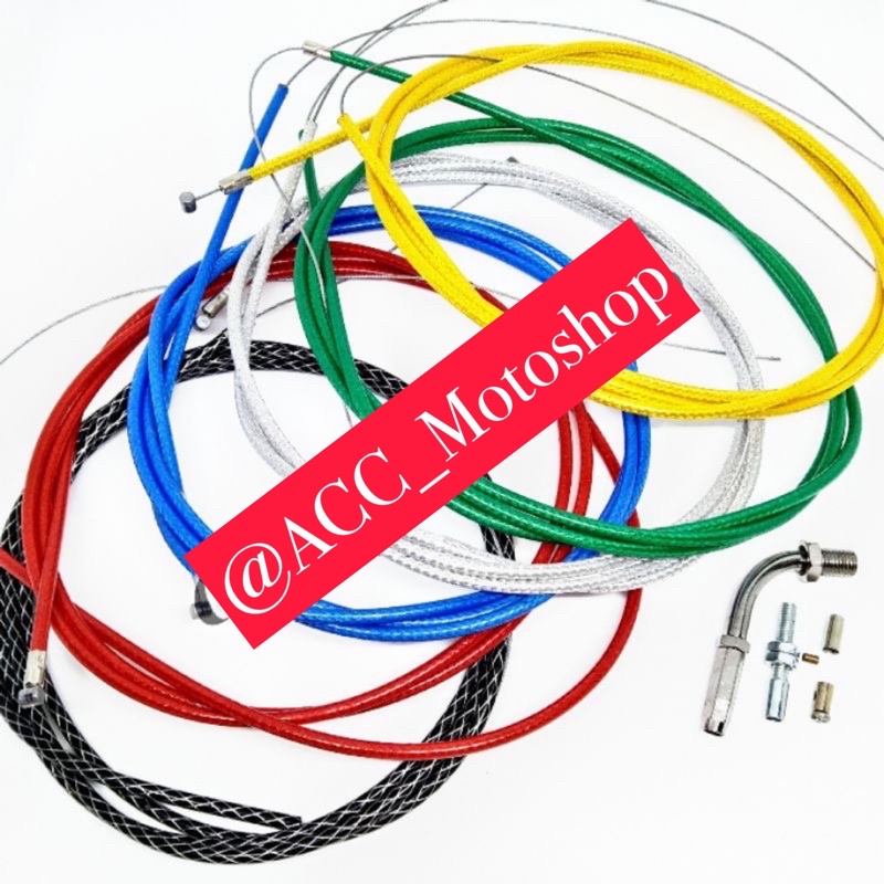 KABEL GAS SERAT 210CM KABEL GAS SPONTAN KABEL GAS SERAT CARBON HARGA 1 PCS UNIVERSAL