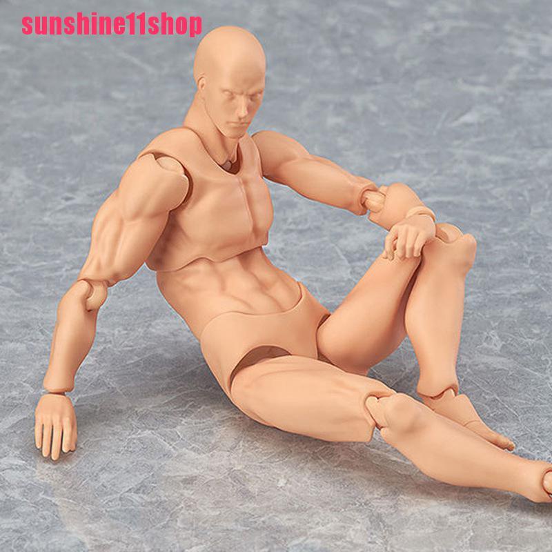 1 Set Action Figure Model Anime Menggambar Tubuh Manusia Untuk Seniman