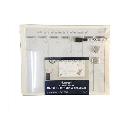 

Quartet Planner Whiteboard Magnetik Calendar White Frame 28cm X 36cm #MHOP1114