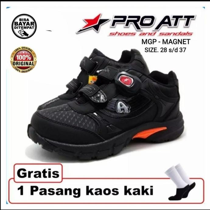 SEPATU PRO ATT MGP MAGNET SEPATU SEKOLAH ANAK TK-SD DIJAMIN ORIGINAL