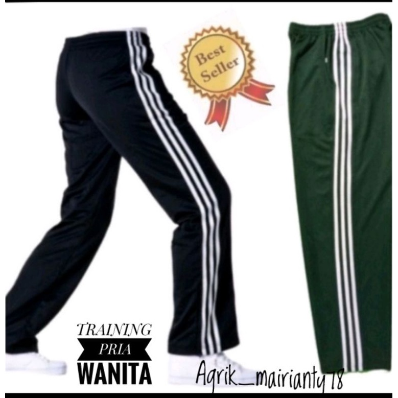 CELANA PANJANG TRAINING PRIA WANITA STANDAR & JUMBO - CELANA OLAHRAGA