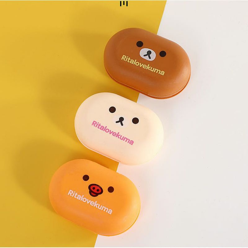 ~ PIYOSHI08 ~ Tempat Sabun Mandi Motif Bear Lucu / Cute Soap Bar Case PR109