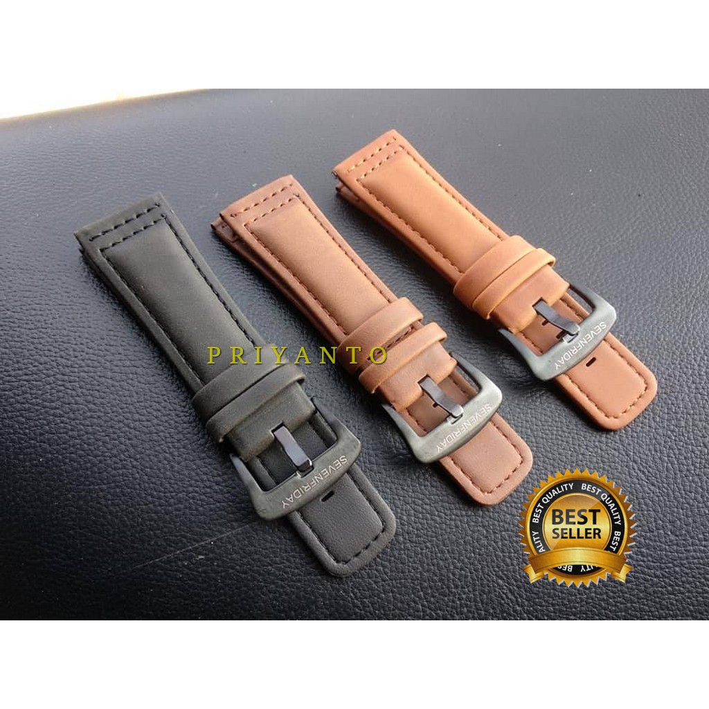 Strap Tali Jam Tangan Kulit Leathers 7Friday 28mm Grade A kulitt