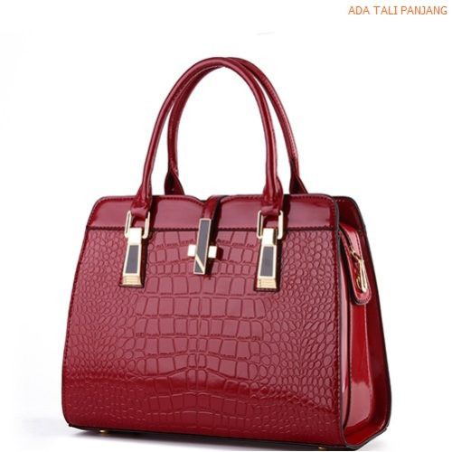 SG3560 / SG2702 / 83736 syafniegalery hand bag motif kulit buaya croco bag impor