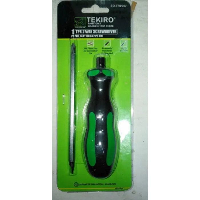 TEKIRO 2 WAY TPR SCREWDRIVER Tekiro OBENG TPR DUA SD-TR0957