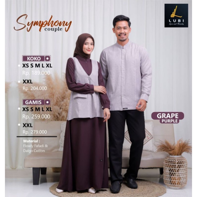 Sarimbit couple merk Lubi symphony
