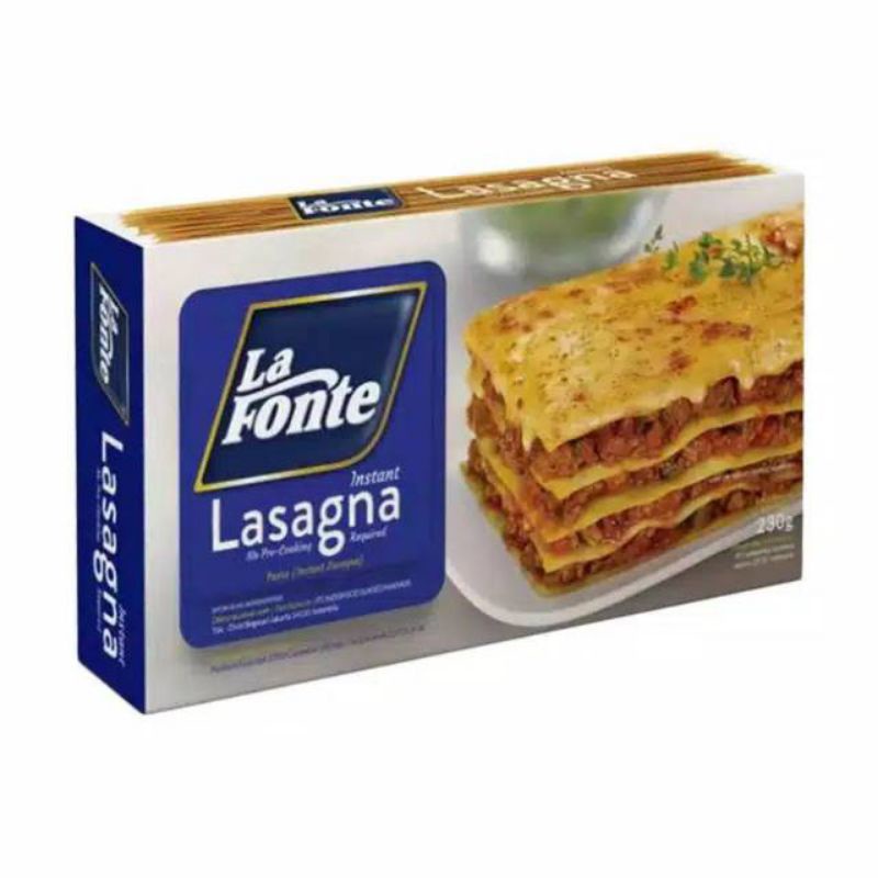 

Lasagna La Fonte 230gr