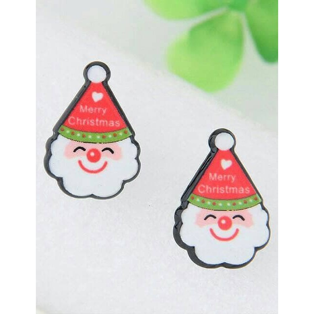 Aksesoris Wanita Murah (Anting Natal Santa Claus)