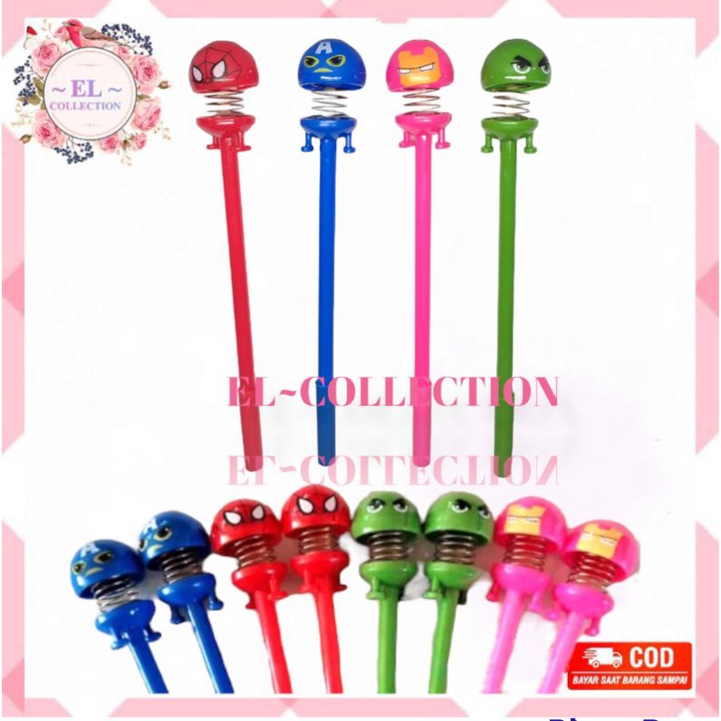 

Spring Doll Pen avanger, ballpoint per avanger, bolpen per avanger, blp kepala