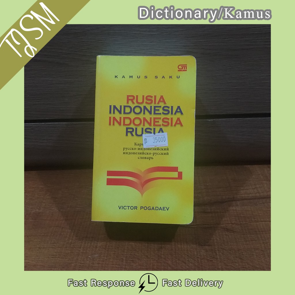 KAMUS BAHASA RUSIA-INDONESIA INDONESIA-RUSIA MURAH MERIAH KAMUS INDONESIA MURAH KAMUS BAHASA RUSIA