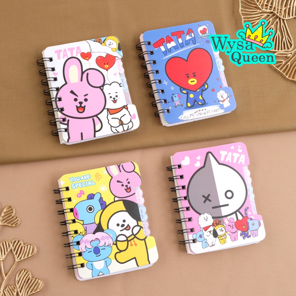 

Buku Tulis Catatan Kecil Karakter Lucu