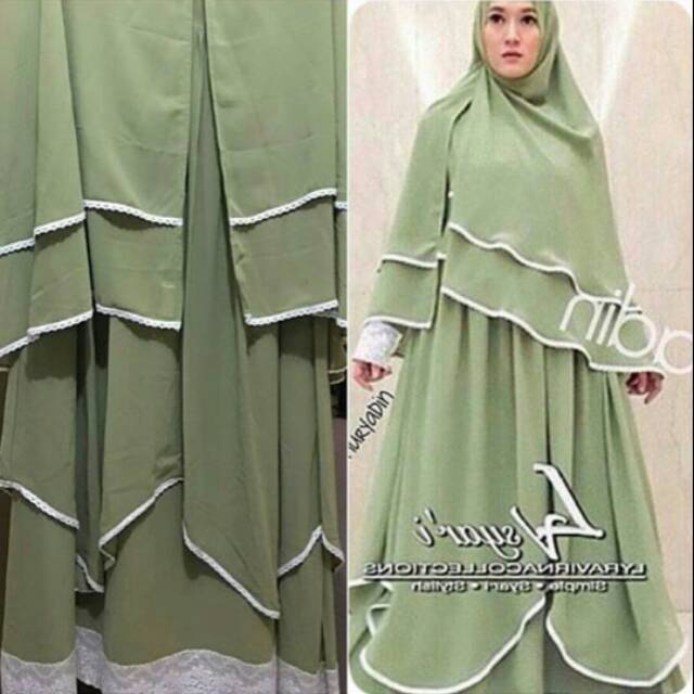 Preloved Gamis set Lyra Virna Syar'i