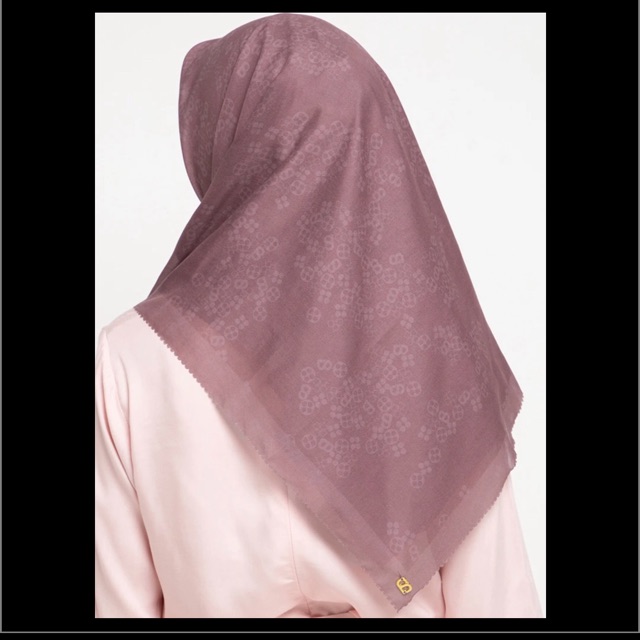 buttonscarves monogram scramble mauve