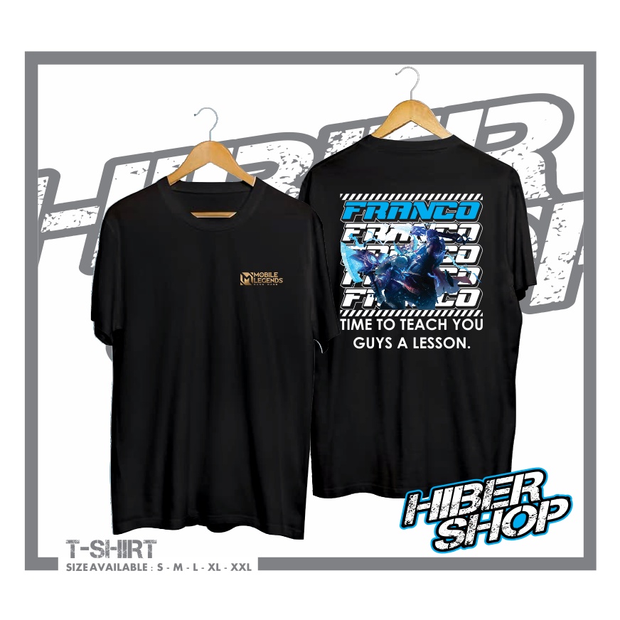 KAOS BAJU FRANCO VALHALLA RULER SKIN MOBILE LEGENDS BANG BANG MLBB KAOS GAME GAMER KEREN - KIMATE SH