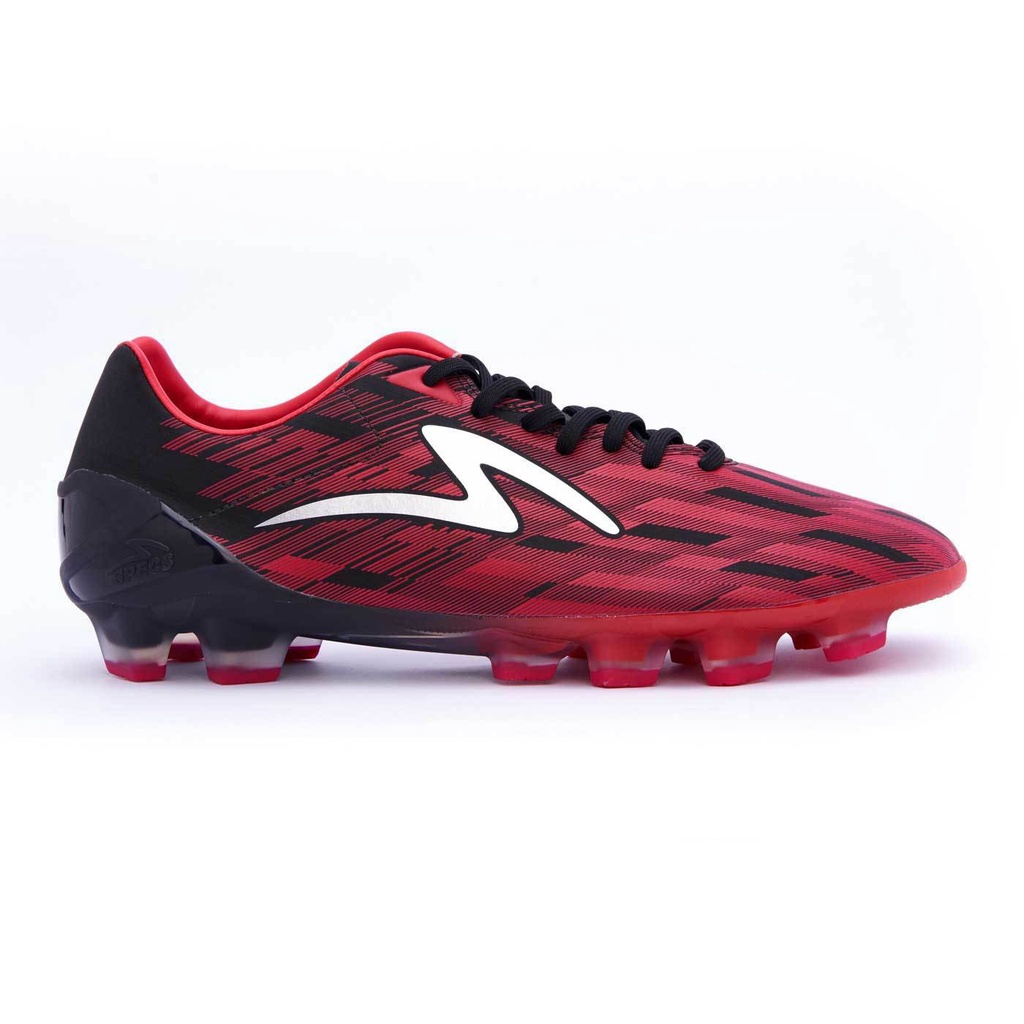 Sepatu Bola Specs Accelerator Lightspeed II Pro FG - Black Red 101219 Original