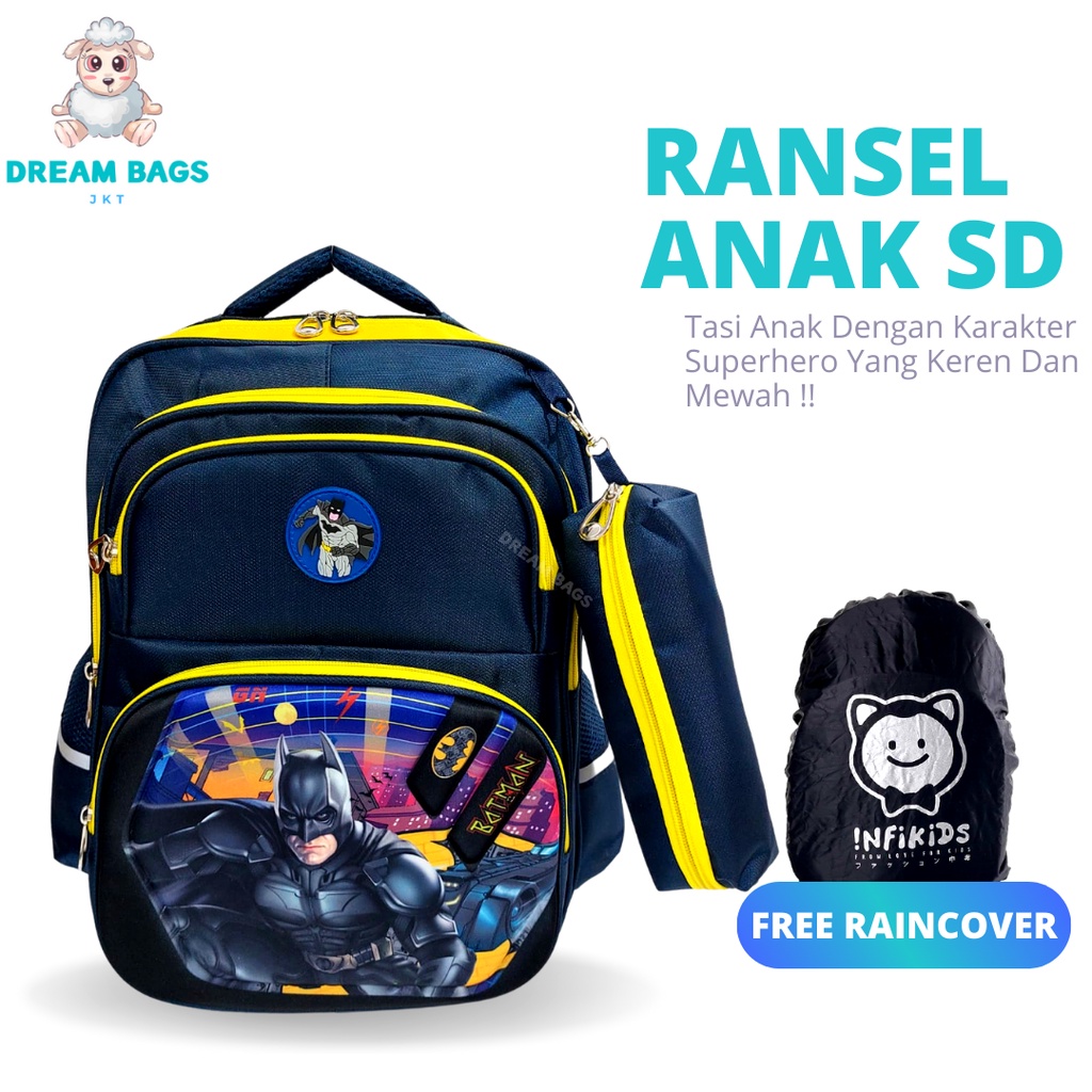 Dream Bags - Tas Anak Kaptain DB 637 Tas Sekolah Anak Ransel Anak Cowok