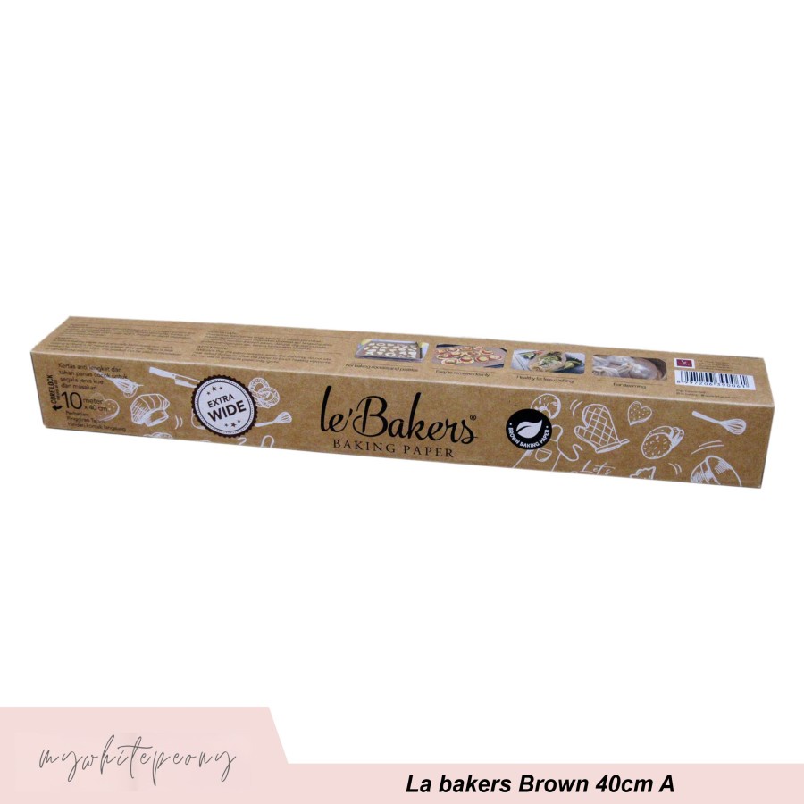 Le Bakers Brown Baking Paper 30Cm
