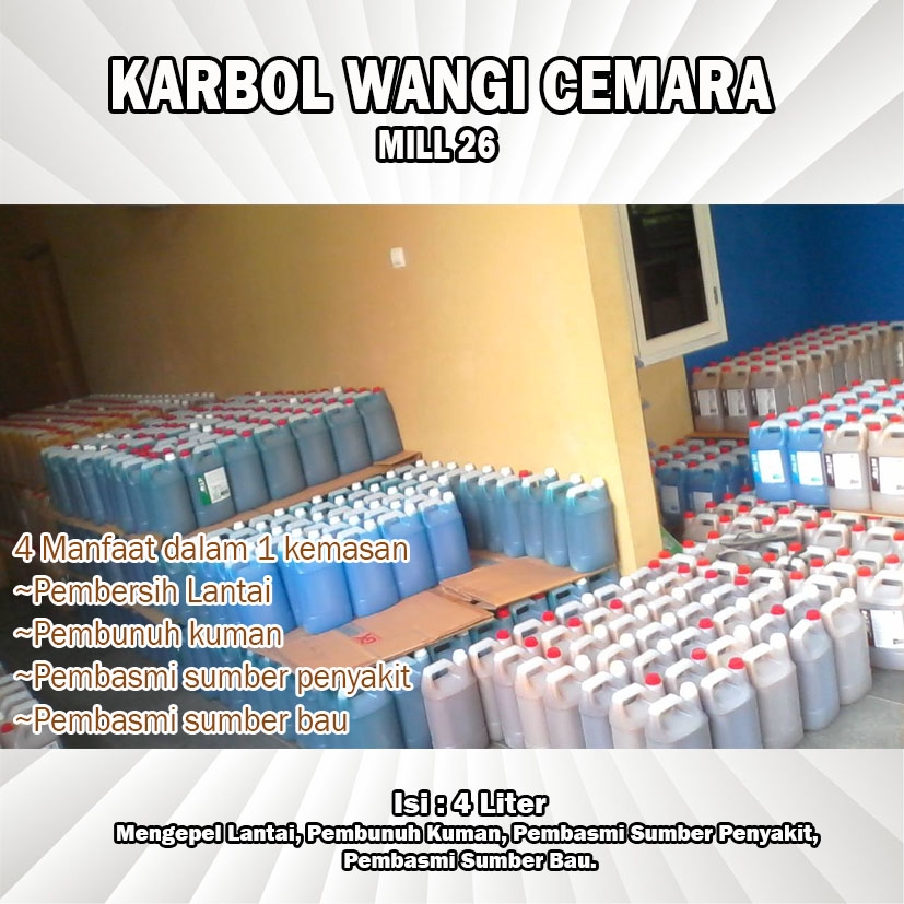 KARBOL CEMARA / KARBOL / KARBOL WANGI / KARBOL SEREH / KARBOL SERAI