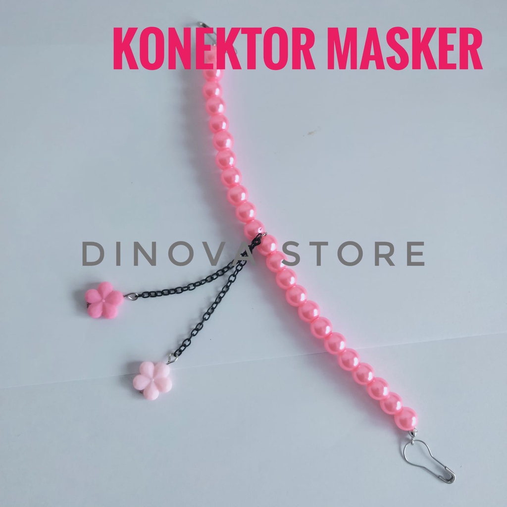 KONEKTOR mutiara 8m JUNTAI/pengait masker/sambungan masker/strap masker