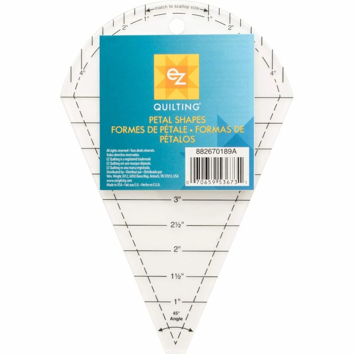 

Produk Unggulan Ez Quilting Petal Shapes Template Diskon