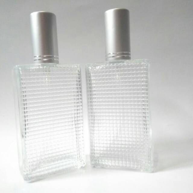 BOTOL BINTIK KOTAK KACA 100ML