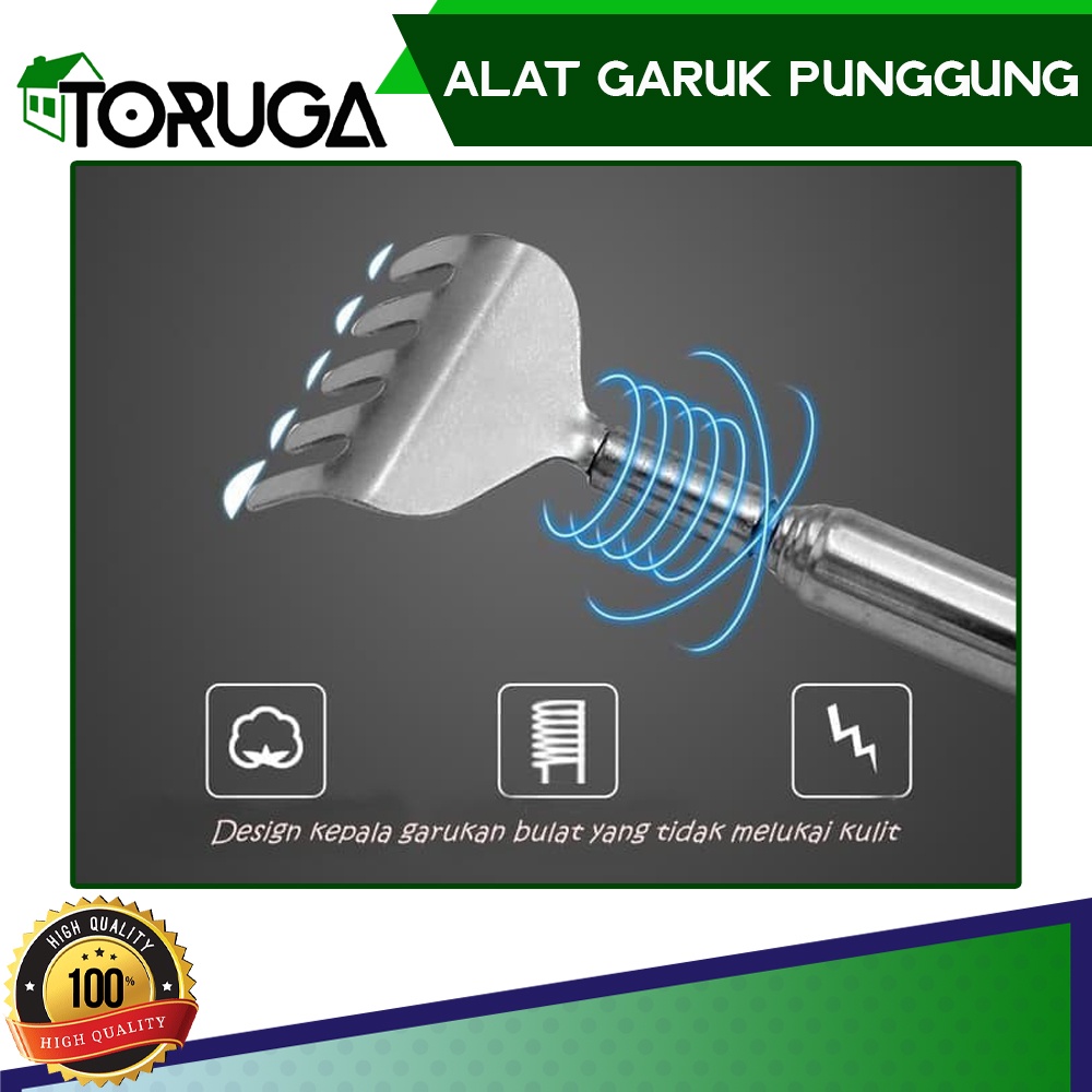 Alat garuk punggung stainless penggaruk garukan back scratch