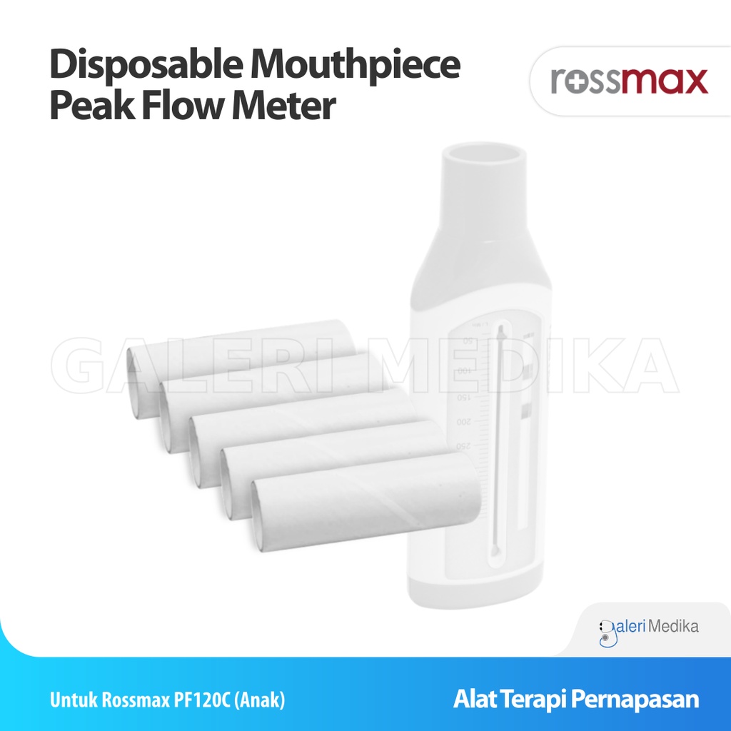 Disposable Mouthpiece Peak Flow Meter Rossmax Anak