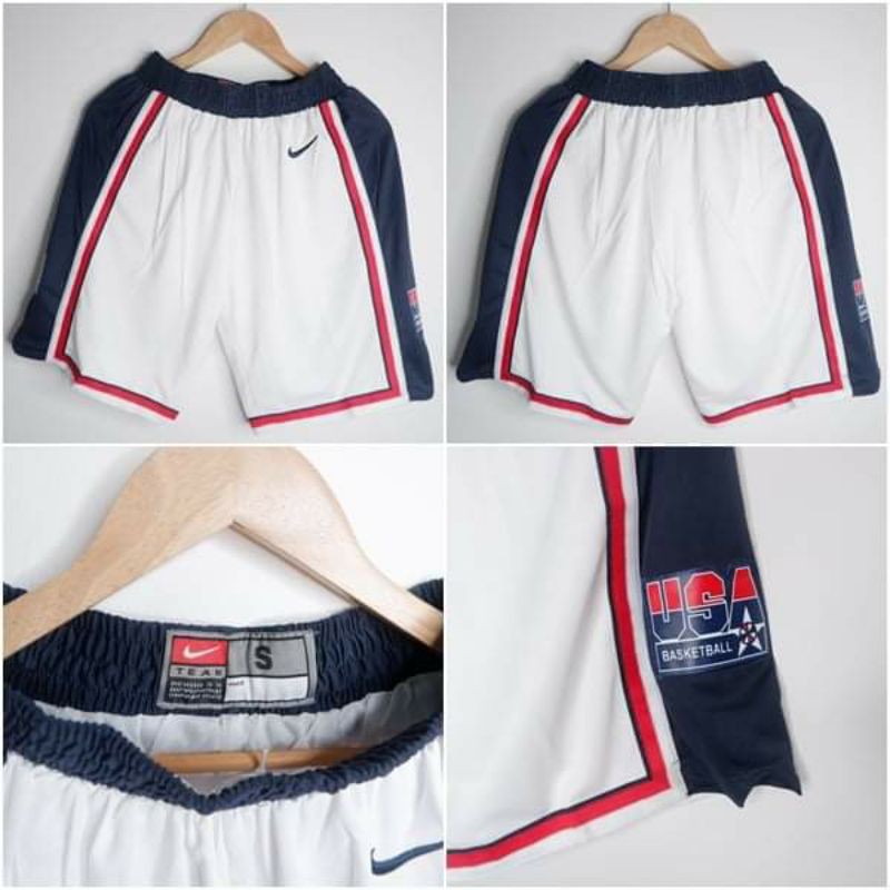 Celana Basket NBA Team USA 1992 Putih