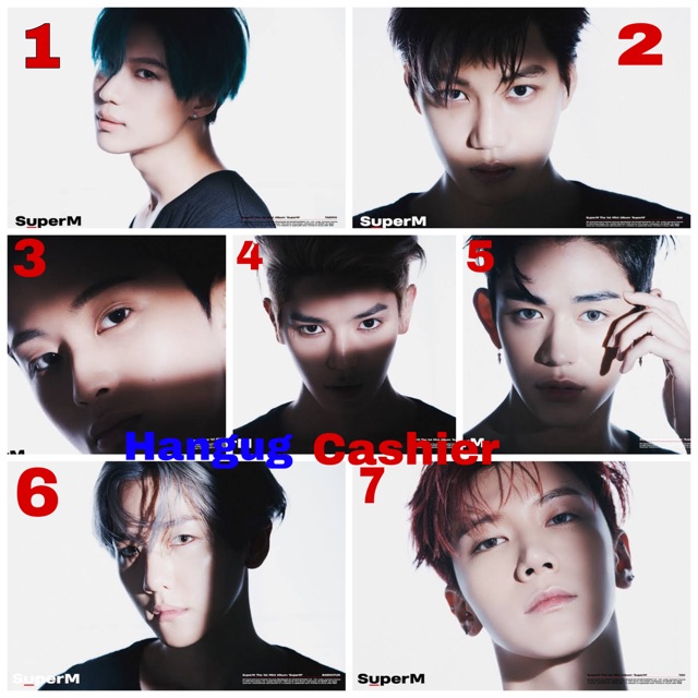 

Poster A4 A3+ Art Karton Super M (bisa req foto lain)