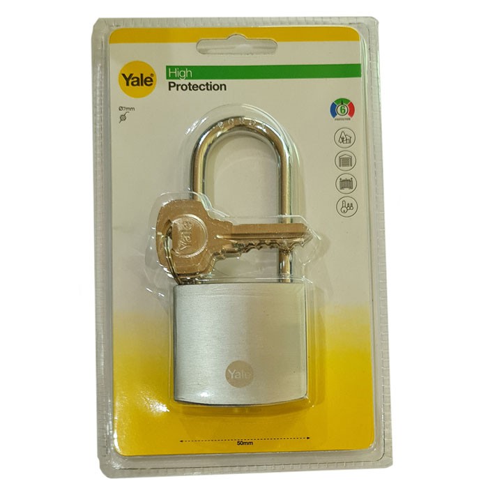 Yale Y120-50-163-1 Padlock Gembok 50mm Panjang Silver