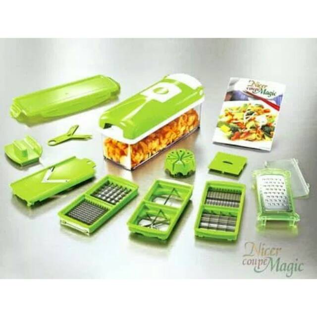 Gnius Nicer Dicer Alat pengupas atau Pemotong serbaguna 