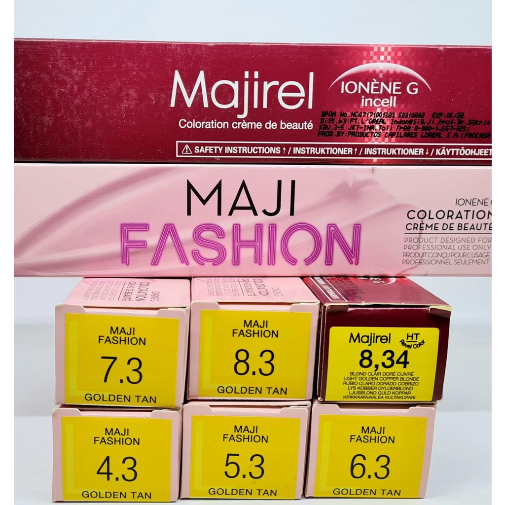 LOREAL Cat Majirel / Majifashion / Maji Fashion 50g Seri Gold