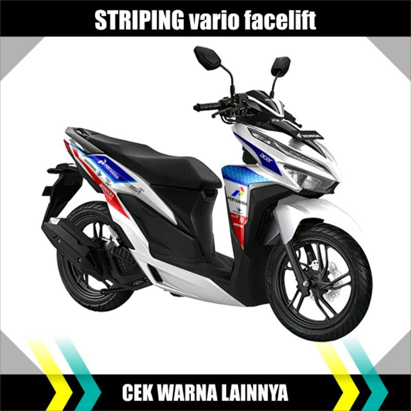 STRIPING VARIO 150 FACELIFT/ STIKER VARIASI PERTAMINA MANDALIKA