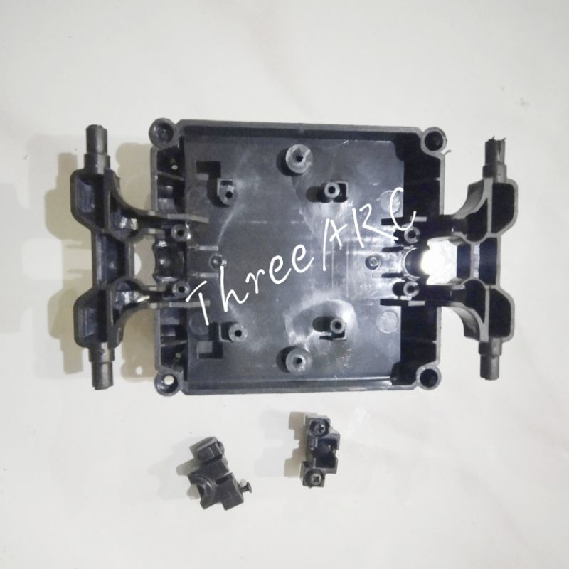 casis tempat baterai tanpa tutup mobil remote control rock crawler sparepart RC