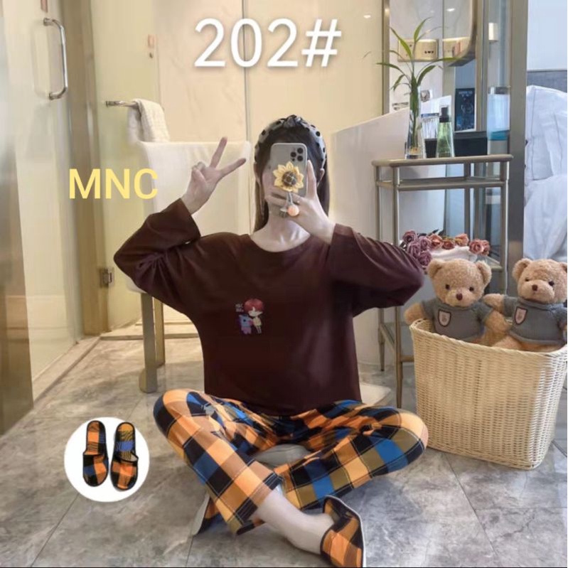 Baju tidur set pp import MNC