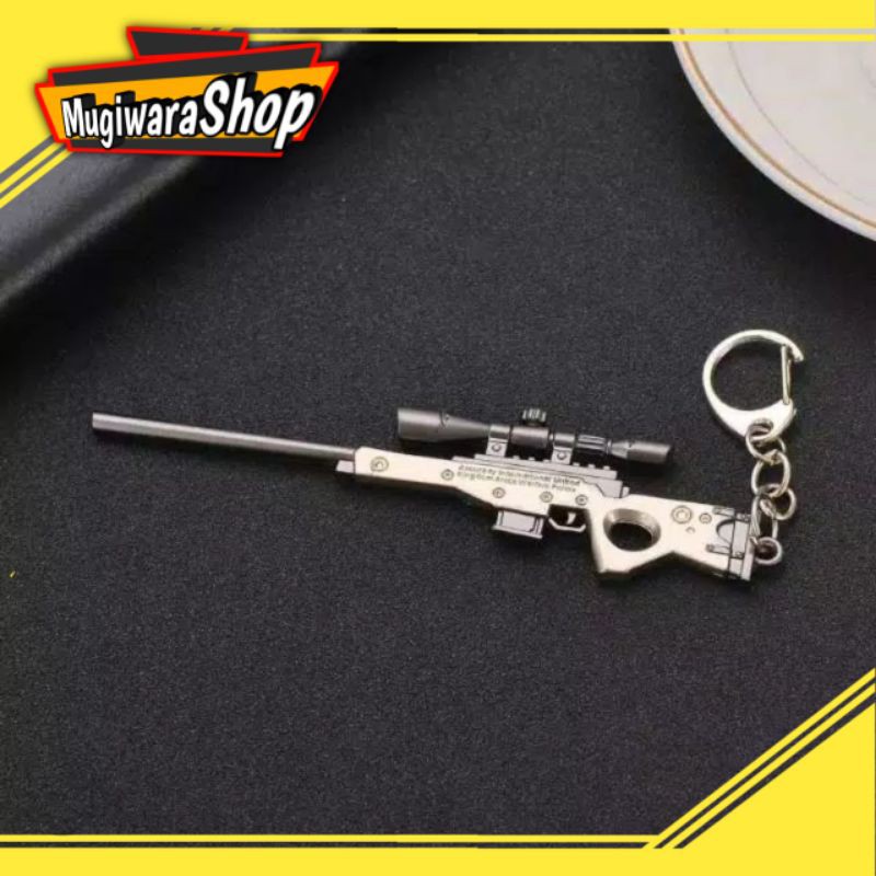 [COD] Keychain Sniper Magnum AWM Gantungan Kunci Miniatur Game Fortnite Action Figure