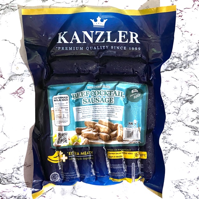 

Kanzler beef coktail 250gr sosis sapi coktail premium