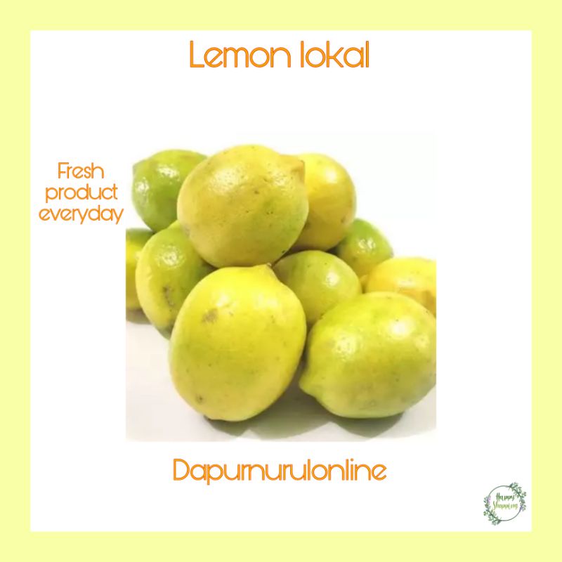 

Lemon lokal 250 gr - 1kg