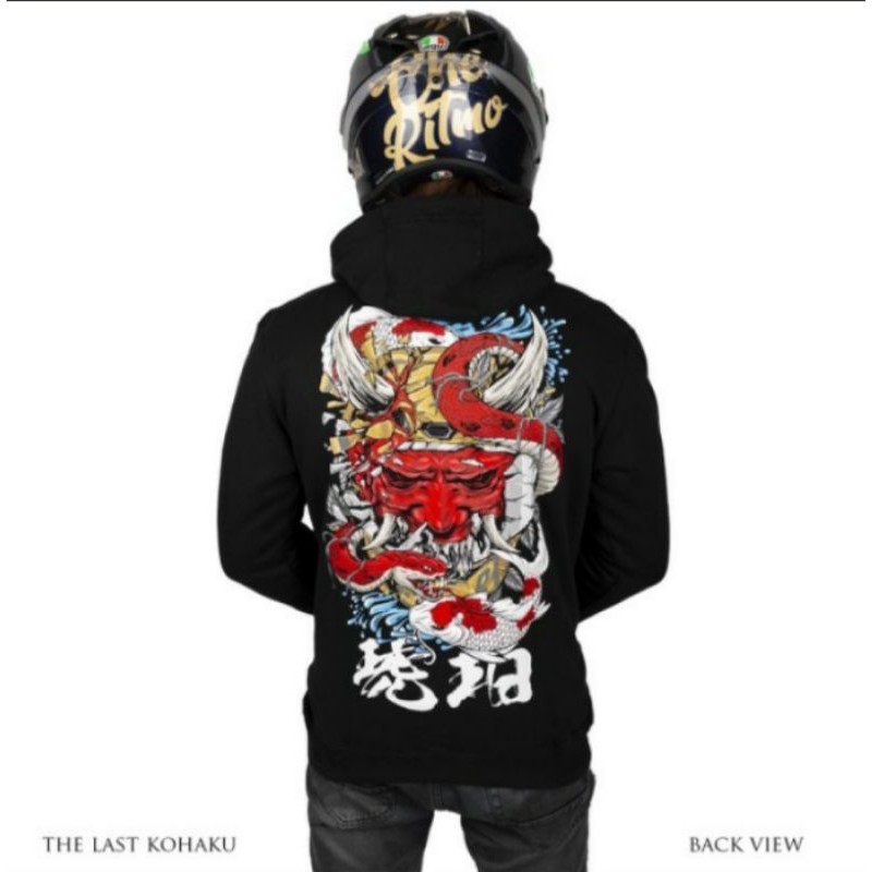HOODIE PROSTREET THE LAST KOHAKU BLACK NEW ORIGINAL