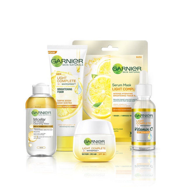 Garnier Bright Complete Full Regiment Skin Care (Perawatan Untuk Kulit Cerah Cepat) (Light complete)