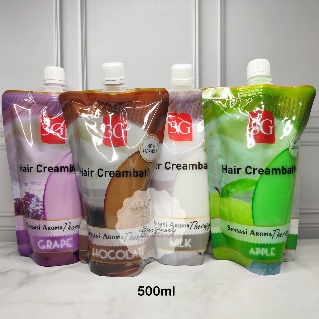 3G Hair Creambath / Creambath 3G Extra Lembut & Extra Wangi - 500ml